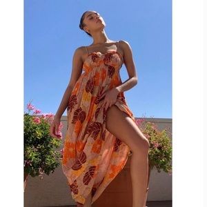 Urban Outfitters Athena Gauze Maxi Dress